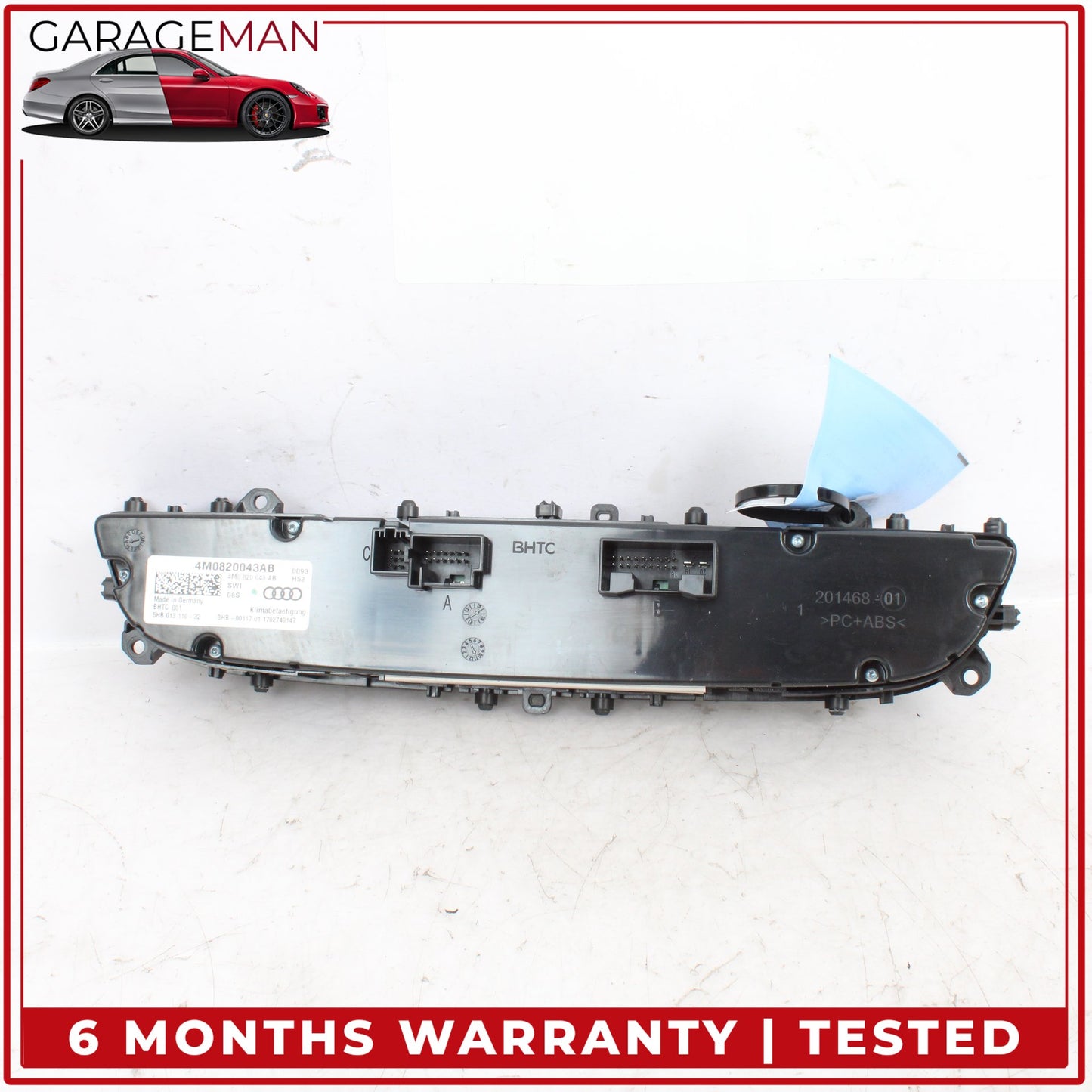 2017-2019 Audi Q7 Front AC A/C Temperature Climate Control Panel 4M0820043AB OEM