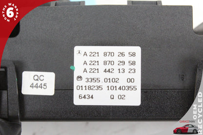 2007-2014 Mercedes W221 S550 A/C Heater Climate Control Switch 2218702658 OEM