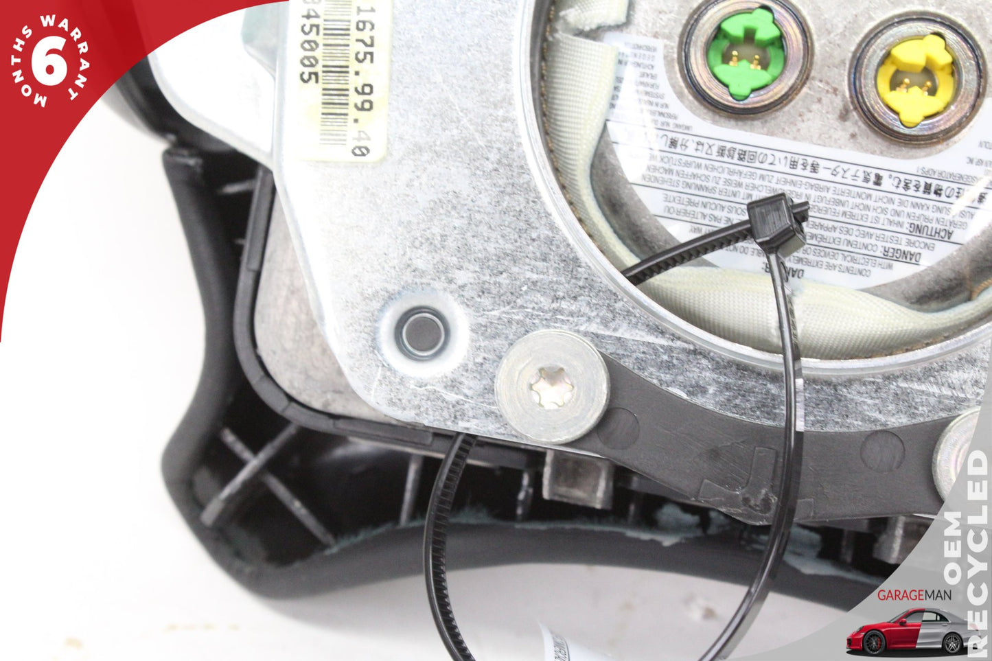 03-12 Mercedes-Benz SL500 R230 Convertible Steering Wheel Airbag Black2308600102