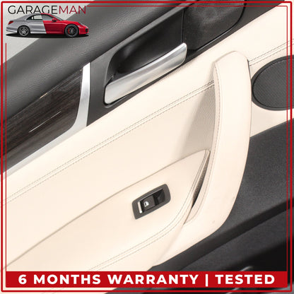2011-2017 BMW X3 F25 Rear Left Driver Side Interior Door Trim Panel Beige OEM