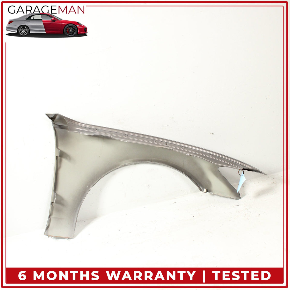 2012-2018 Audi A6 S6 Front Left Driver Side Fender Wing Panel Gray Metallic OEM