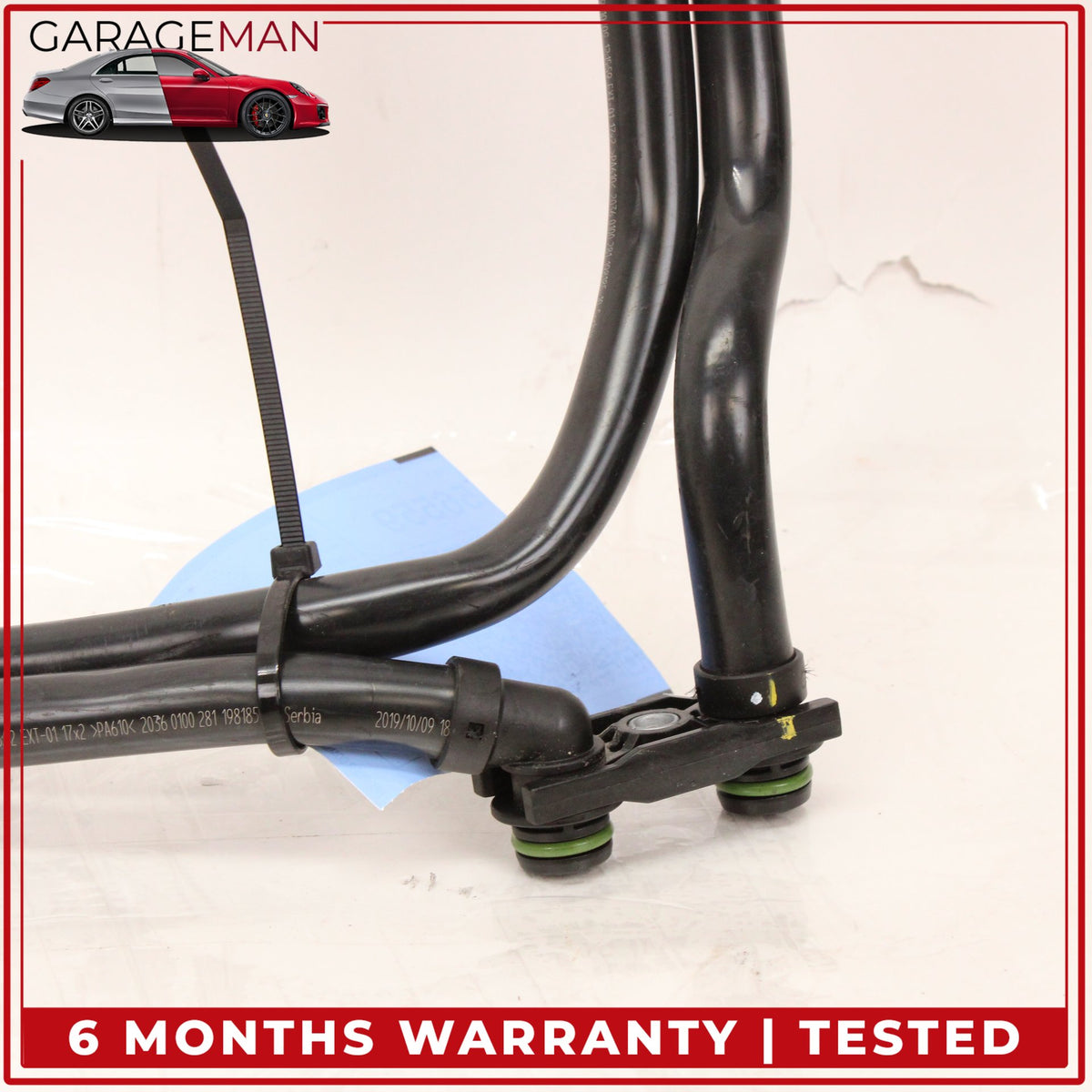 2018-2023 BMW 530e 745e X3 Transmission Oil Cooler Feed & Return Hose Tube OEM