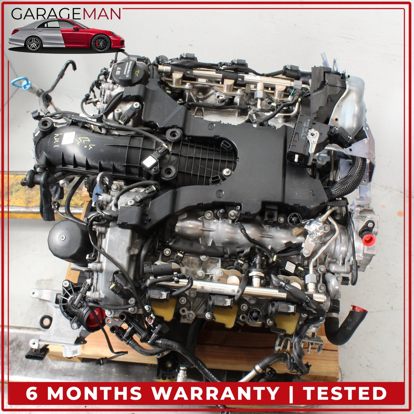 2015-2017 Mercedes-Benz S550e W222 RWD 3.0L V6 M276 Engine Motor Assembly 276.824 103k