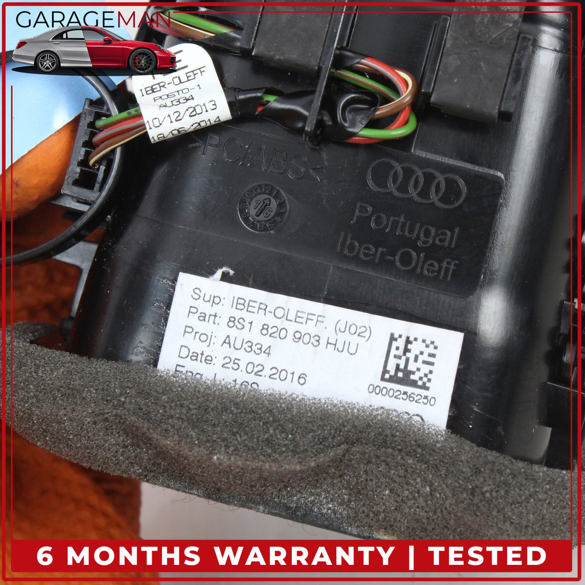 2016-2023 Audi TTS 8S Center Dash Air AC A/C Heater Vent 8S1820903 OEM