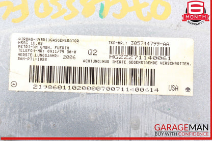 06-11 Mercedes W219 CLS550 CLS500 Knee Airbag Air Bag Left Side 2198601102 OEM