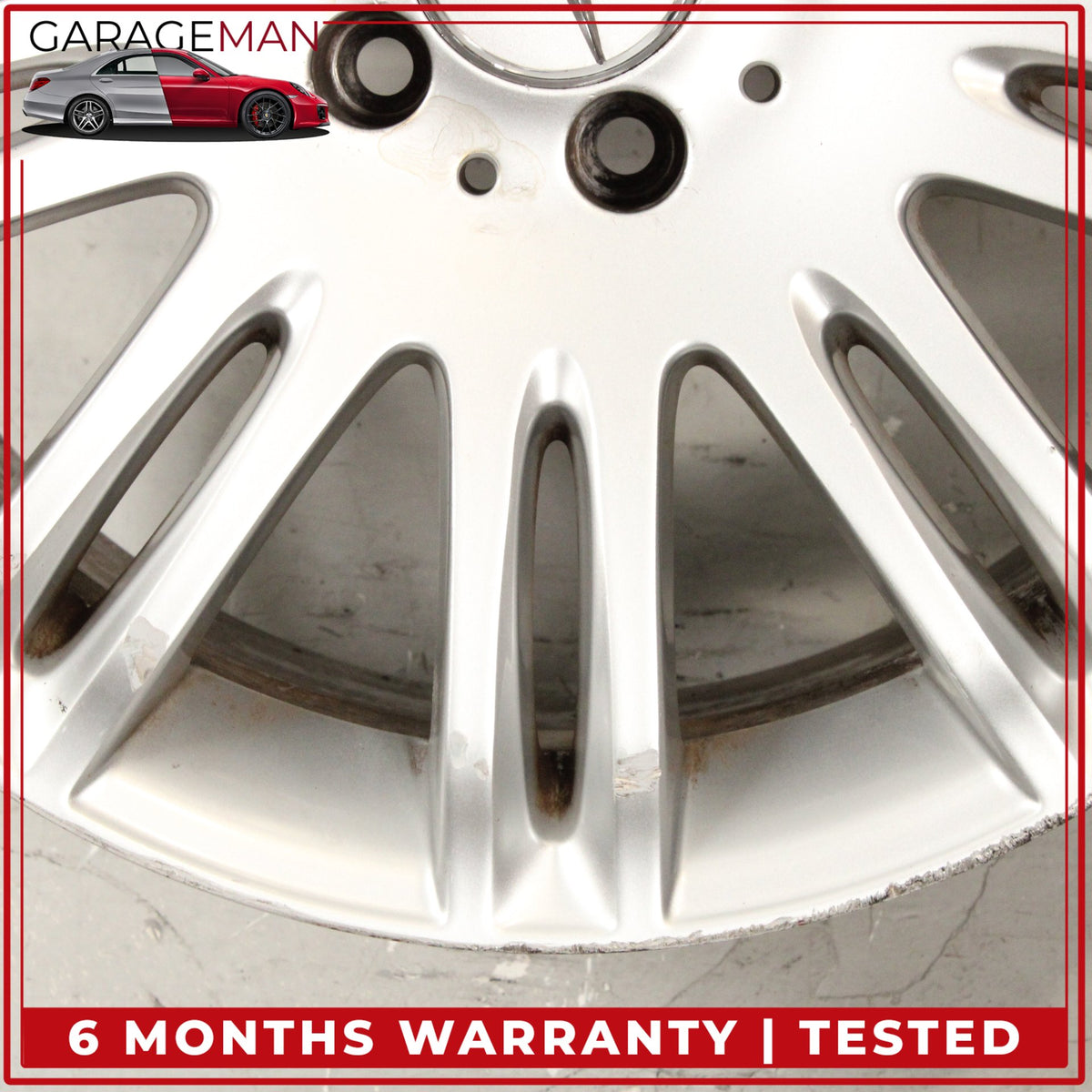 2007-2009 Mercedes W211 E350 E550 Rear Wheel Rim 9JX18H2 ET39 2114015402 OEM