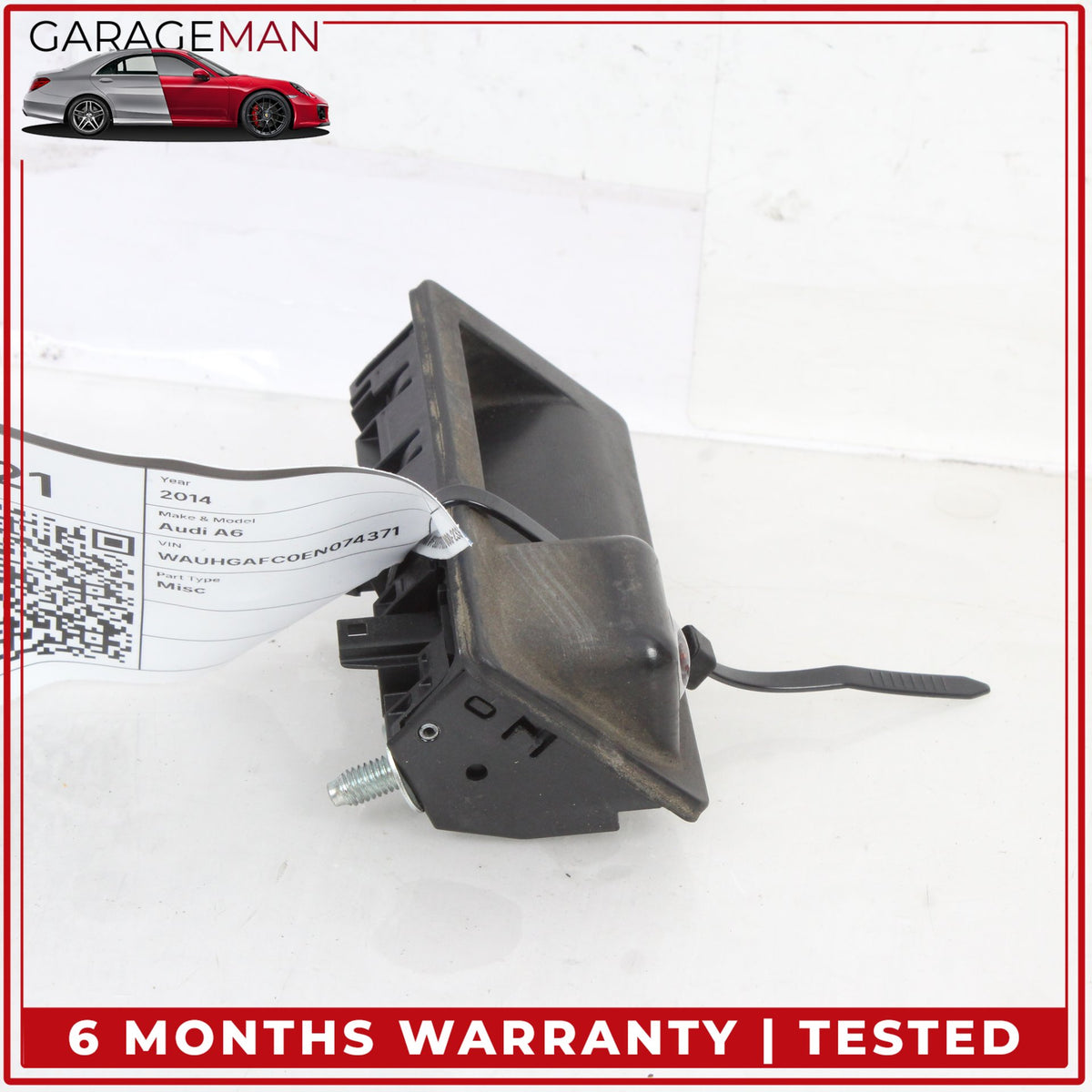 2012-2018 Audi A6 A7 Rear Trunk Open Release Handle w/ Camera 7P6827566C OEM