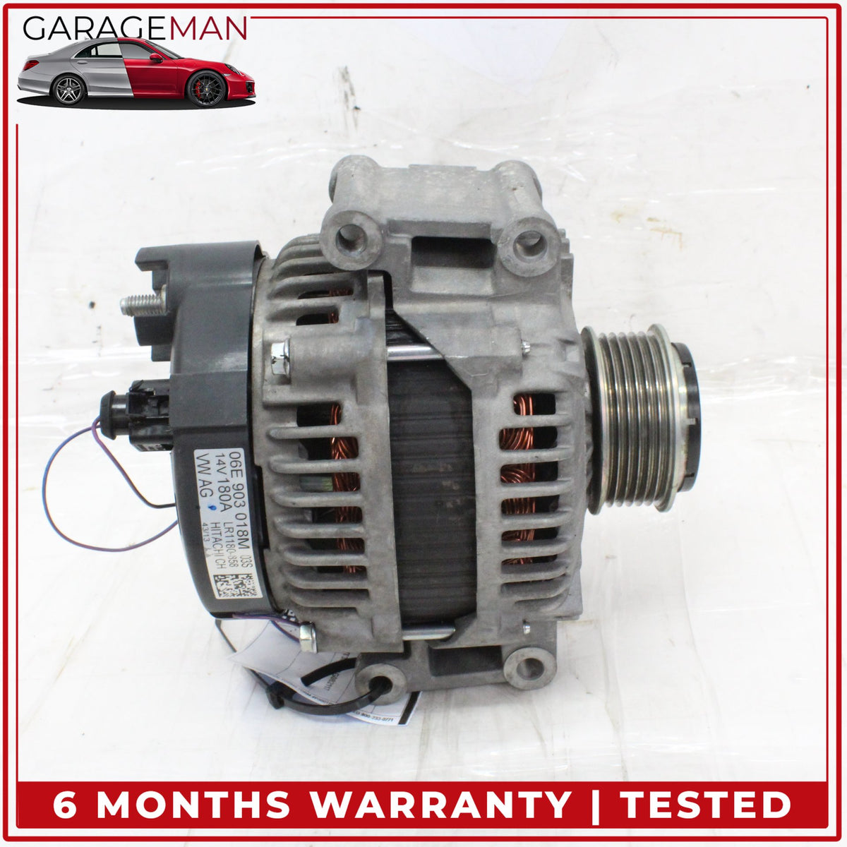 2012-2015 Audi A6 A7 3.0L Engine Motor Alternator Generator 14V 180A 06E903018M