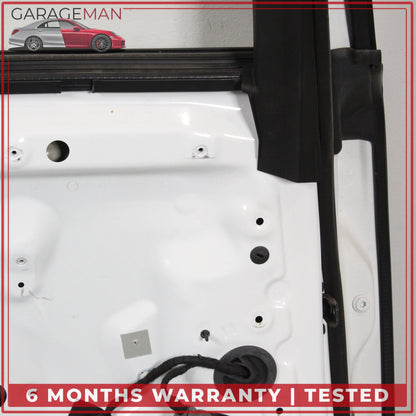 2011-2018 Audi A8 S8 Rear Left Driver Side Door Shell Glacier White Metallic OEM
