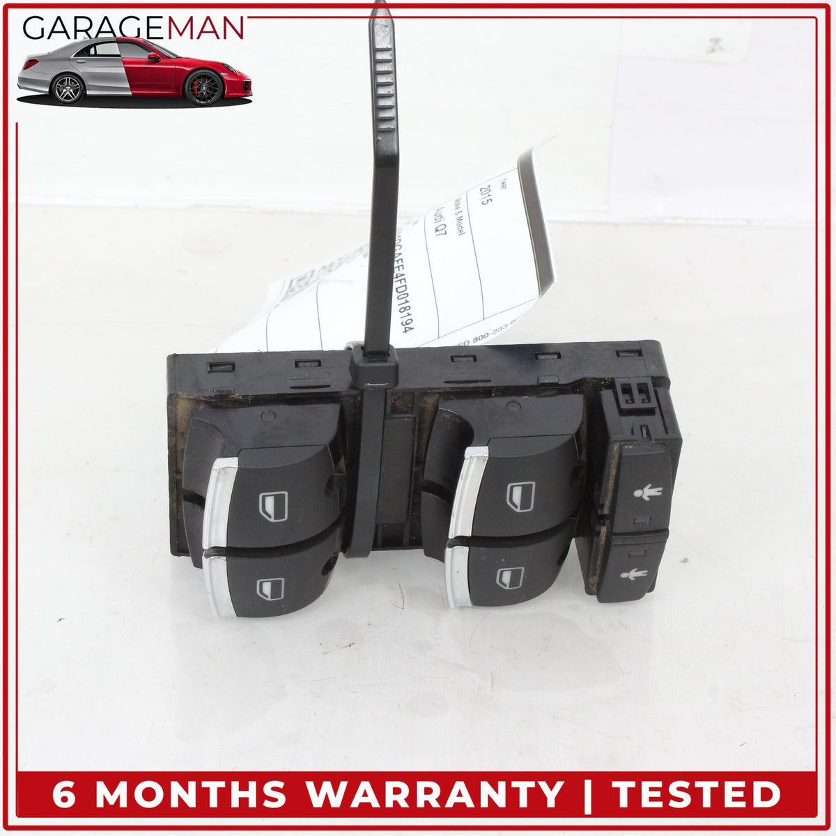 2007-2015 Audi Q7 Front Left Side Master Window Control Switch 4F0959851 OEM