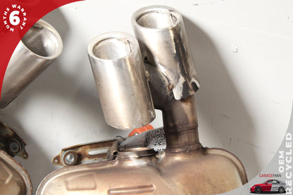2011 Porsche Panamera Sedan Exhaust Muffler Left and Right Side