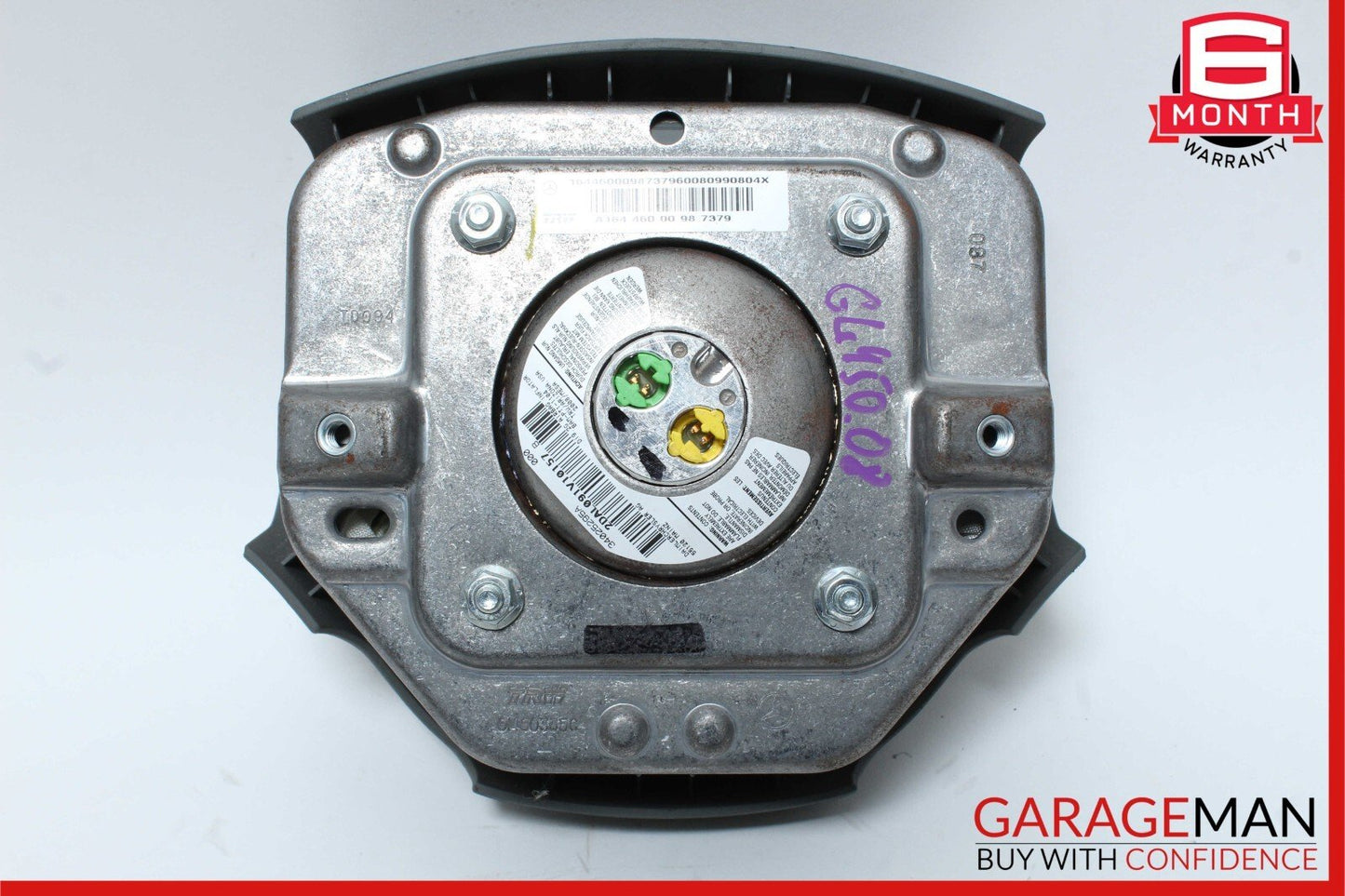 06-08 Mercedes X164 GL450 R350 Driver Steering Wheel Airbag Air Bag Gray OEM