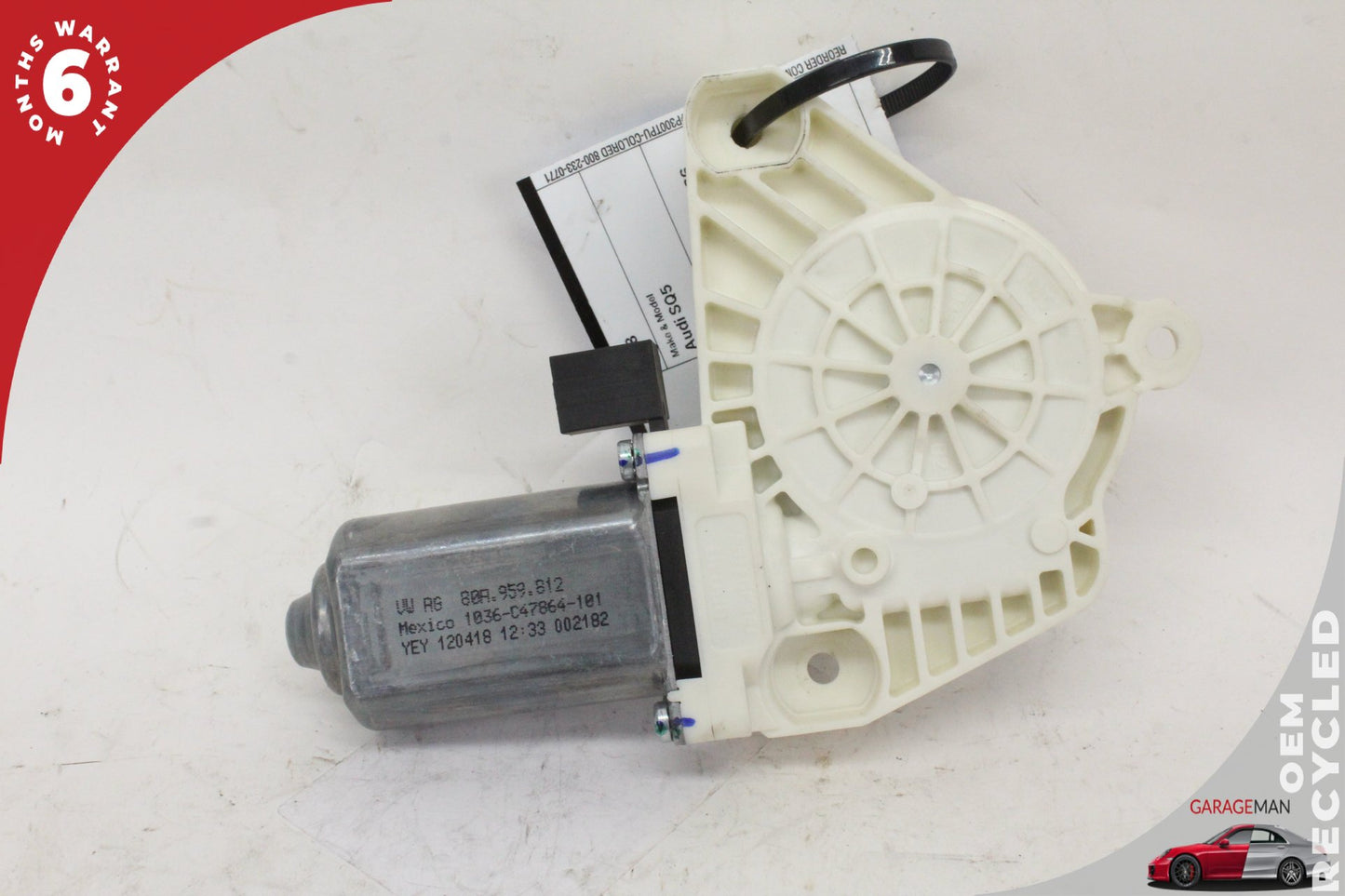 2018-2025 Audi SQ5 Q5 Rear Left Driver Side Window Regulator Motor 80A959812 OEM