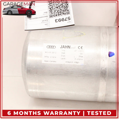 2011-2018 Audi A8 S8 Air Ride Suspension Pressure Tank Reservoir 4H0616203D OEM