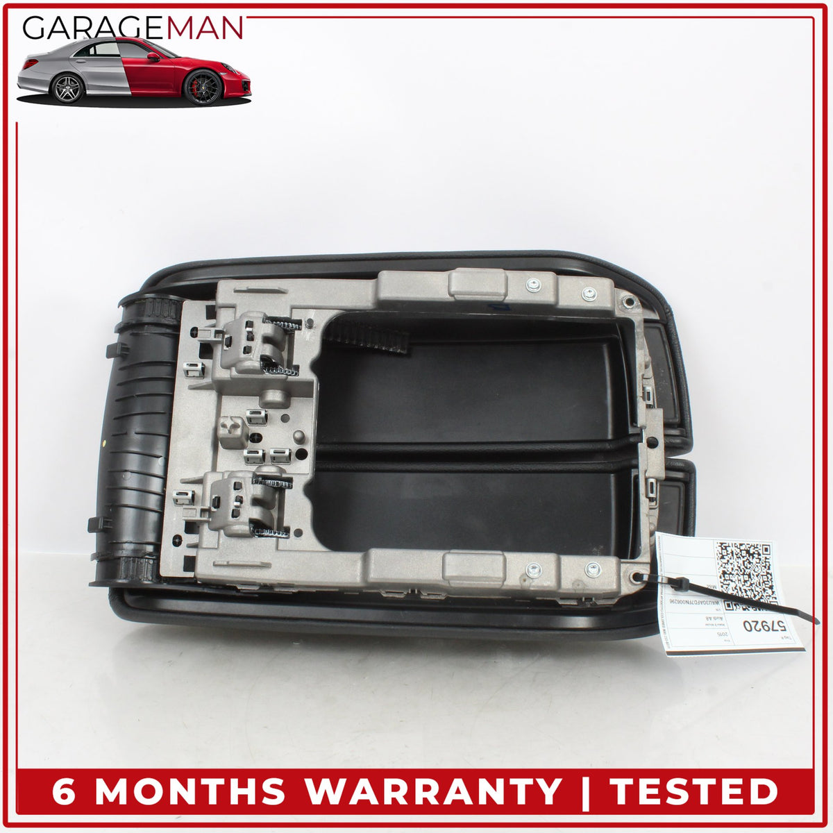 2011-2018 Audi A8 S8 Front Center Console Armrest Lid Cover Black 4H0863075 OEM