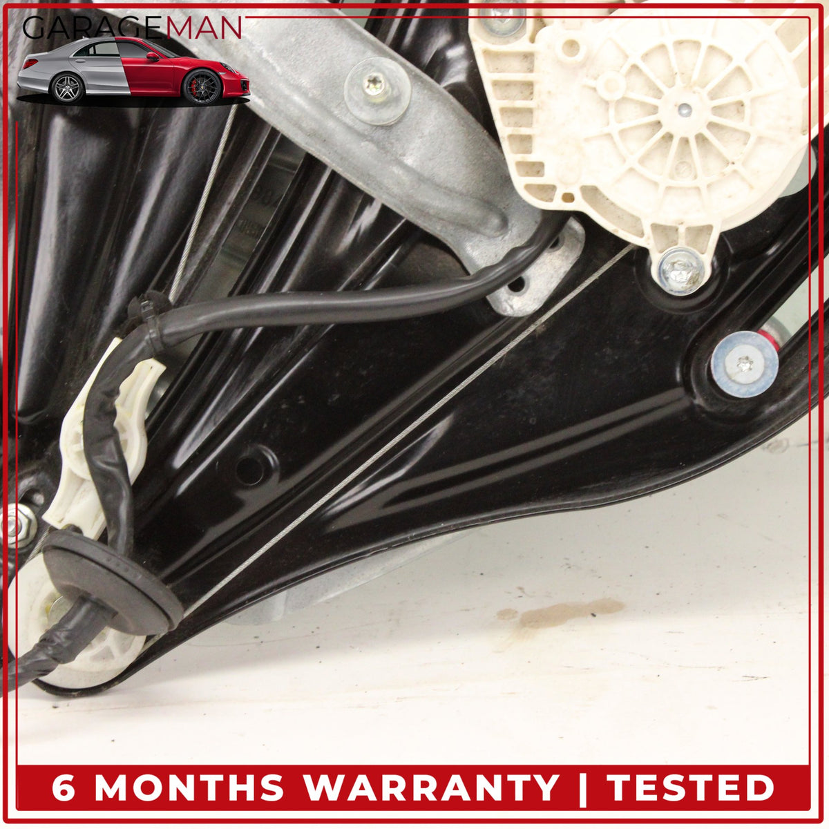 2011-2017 Mercedes W207 E400 Rear Right Quarter Window Glass w/ Regulator OEM