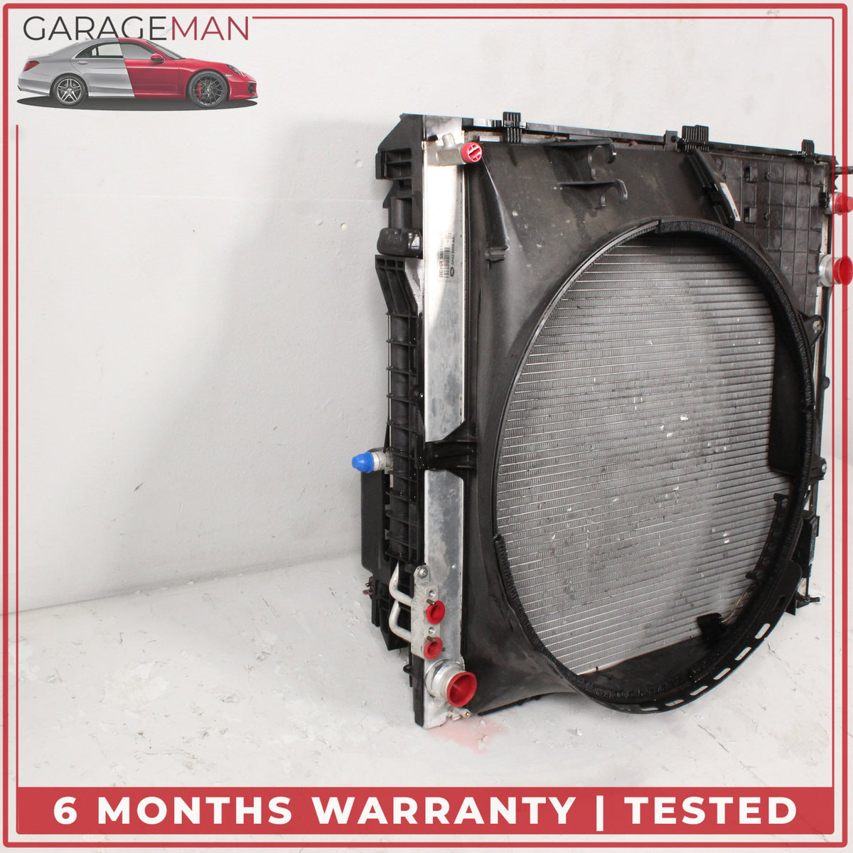 2010-2012 Range Rover L322 Engine Cooling Radiator AC A/C Condenser Assy OEM