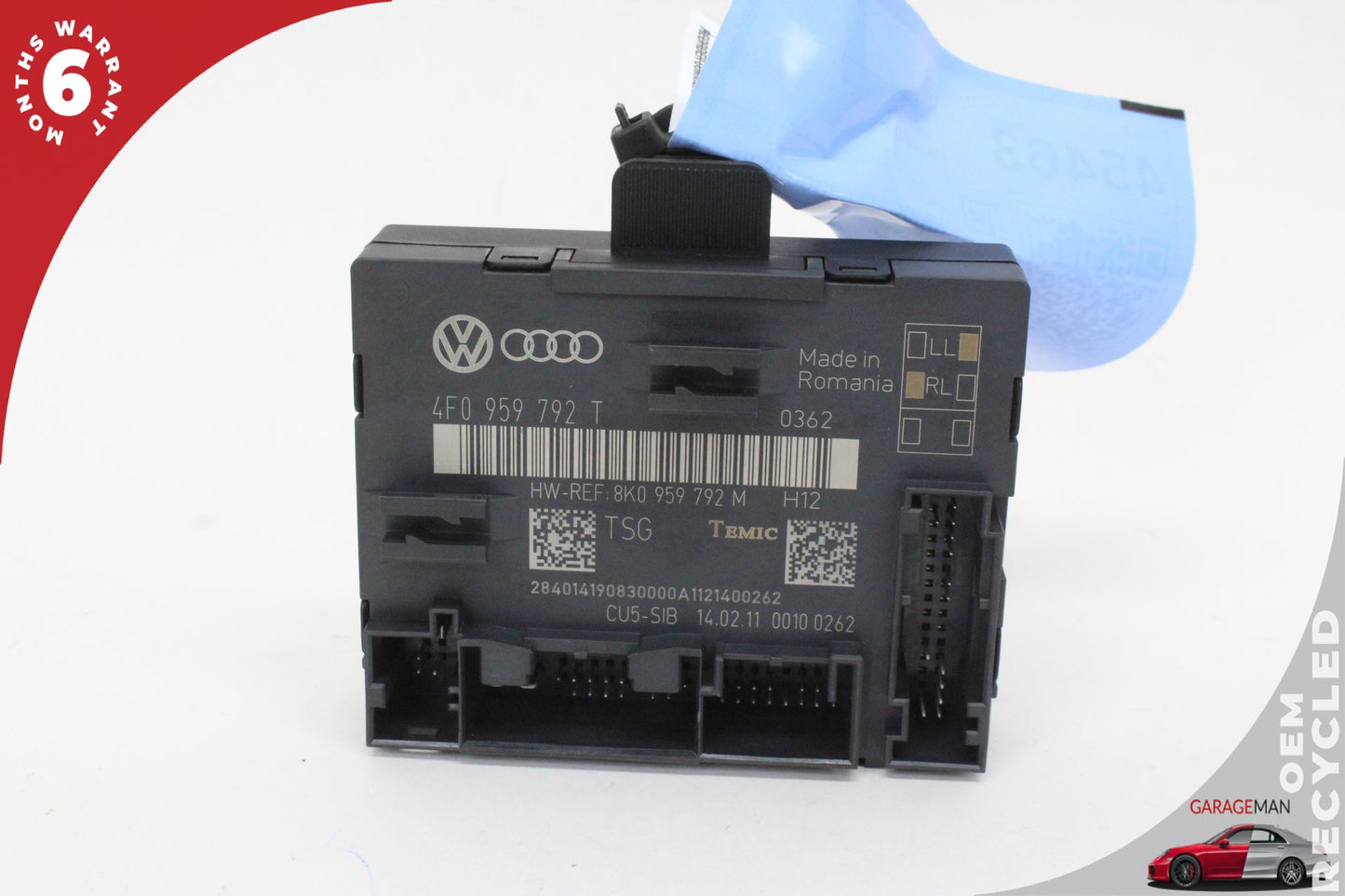 2007-2015 Audi Q7 Front Right Side Door Control Module Unit 4F0959792T OEM