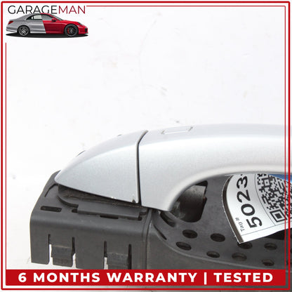 2017-2024 Audi Q7 Rear Left Side Exterior Door Handle Silver 4M0837885A OEM