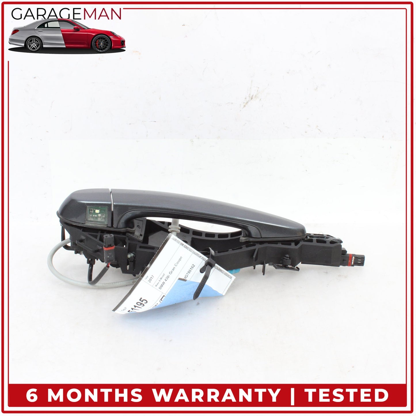 2014-2020 BMW 430i Gran Coupe Front Right Exterior Door Handle Gray 7242568 OEM