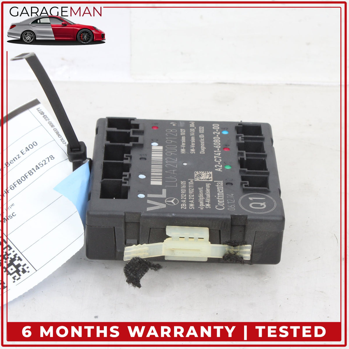 2008-2018 Mercedes W212 E400 Front Left Side Door Control Module 2129009128 OEM