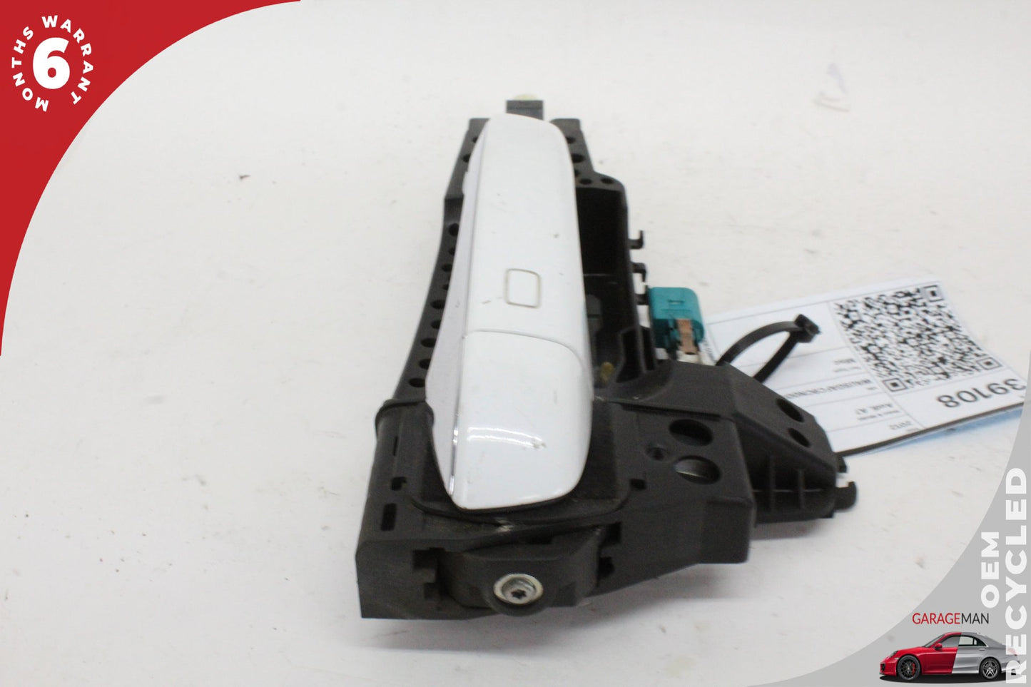 2012-2018 Audi A7 Right Passenger Side Exterior Door Handle White 4H0837886 OEM