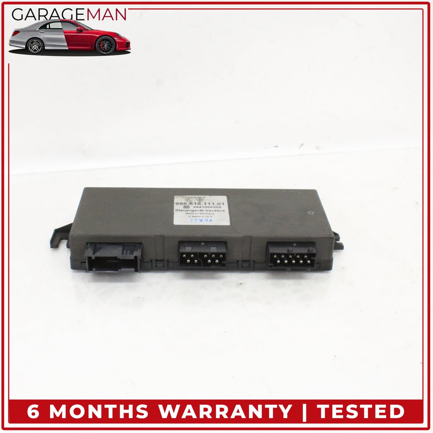 1999-2005 Porsche 911 996 Convertible Top Roof Control Module 99661811101 OEM