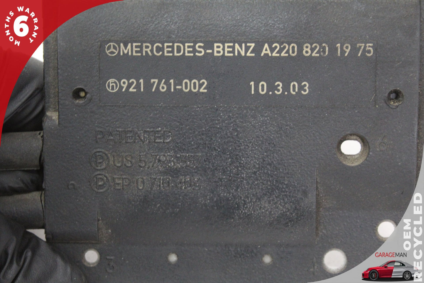2000-2006 Mercedes W220 S55 AMG Rear Bumper Telephone Antenna Satellite OEM