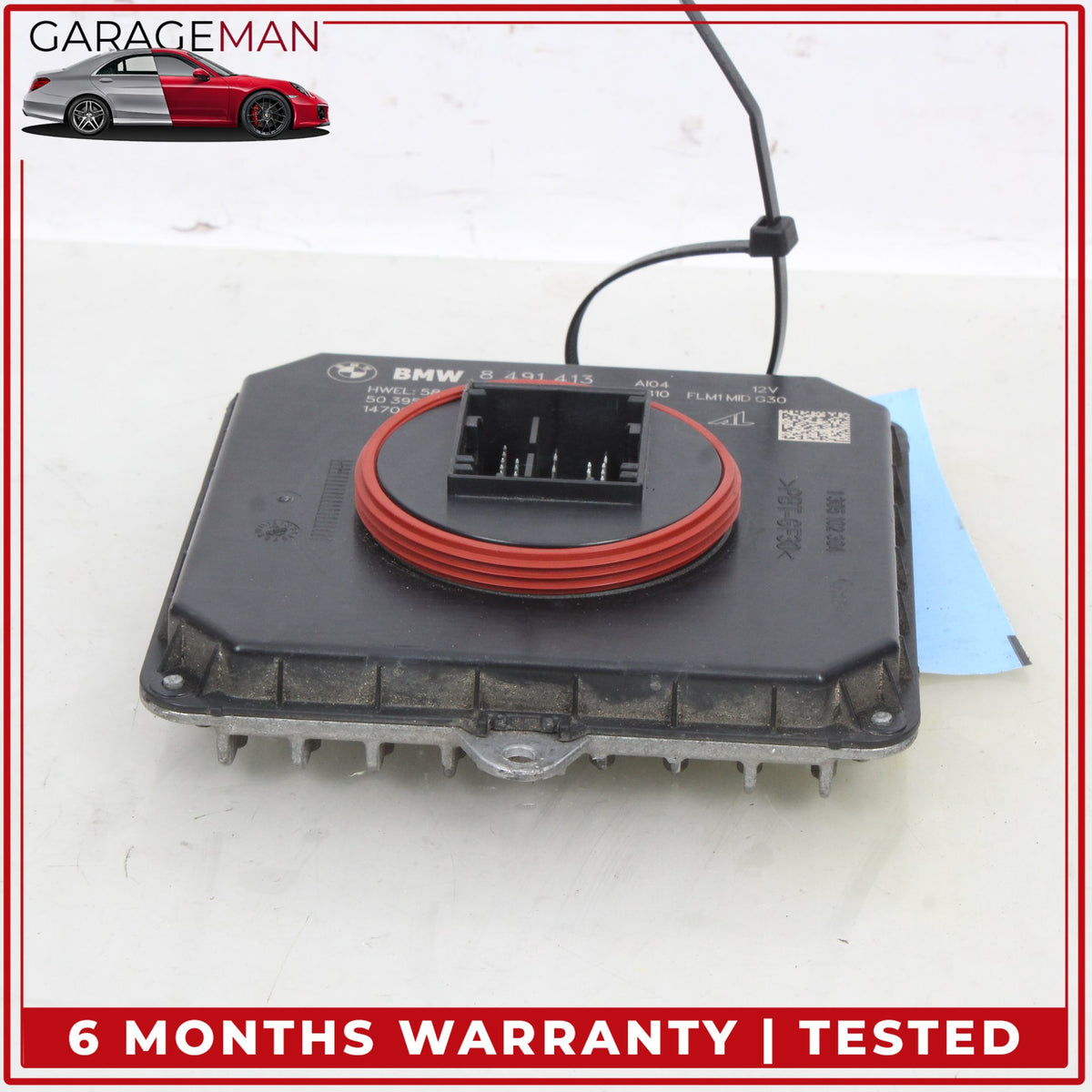 2016-2021 BMW 530e X3 X4 LED Head Light Lamp Control Module Unit 8491413 OEM