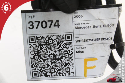 2003-2006 Mercedes R230 SL500 Suspension Hydraulic Line Hose Set 2309975982 OEM