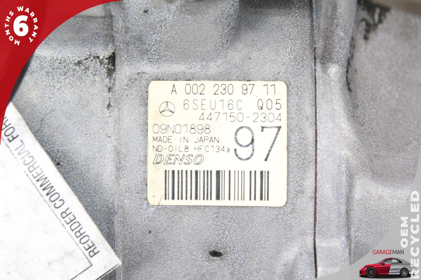 2012-2018 Mercedes-Benz CLS550 W218 AC A/C Air Conditioning Compressor OEM