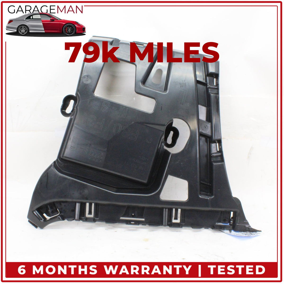 2012-2018 BMW 320i xDrive Rear Left Side Bumper Mount Support Bracket OEM