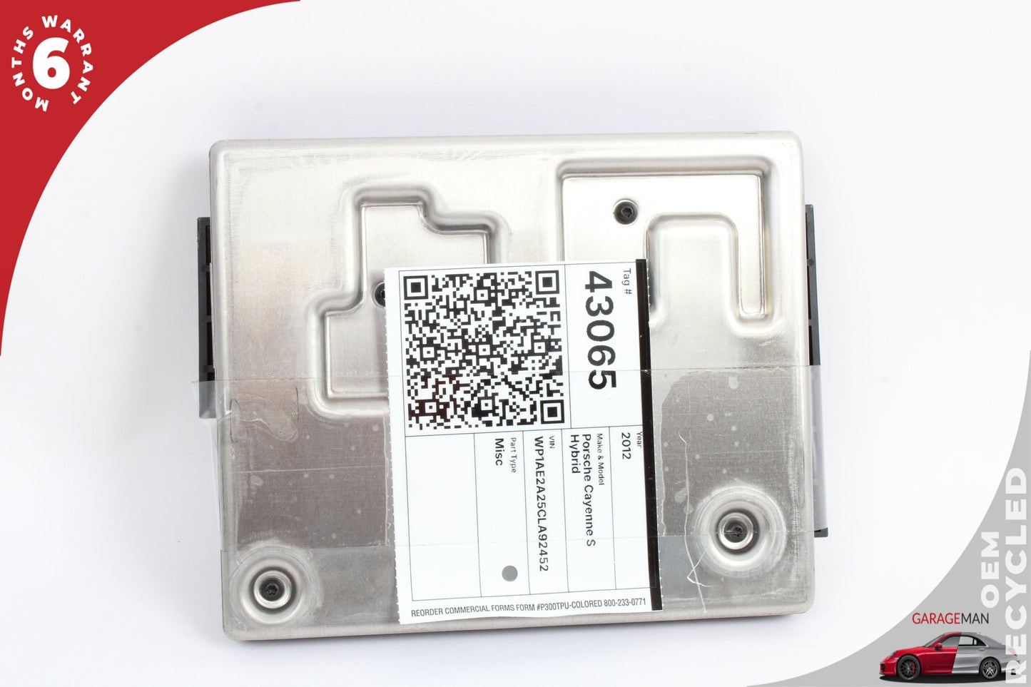 2010-2016 Porsche Cayenne S 958 Rear Body Computer Control Module BCM OEM