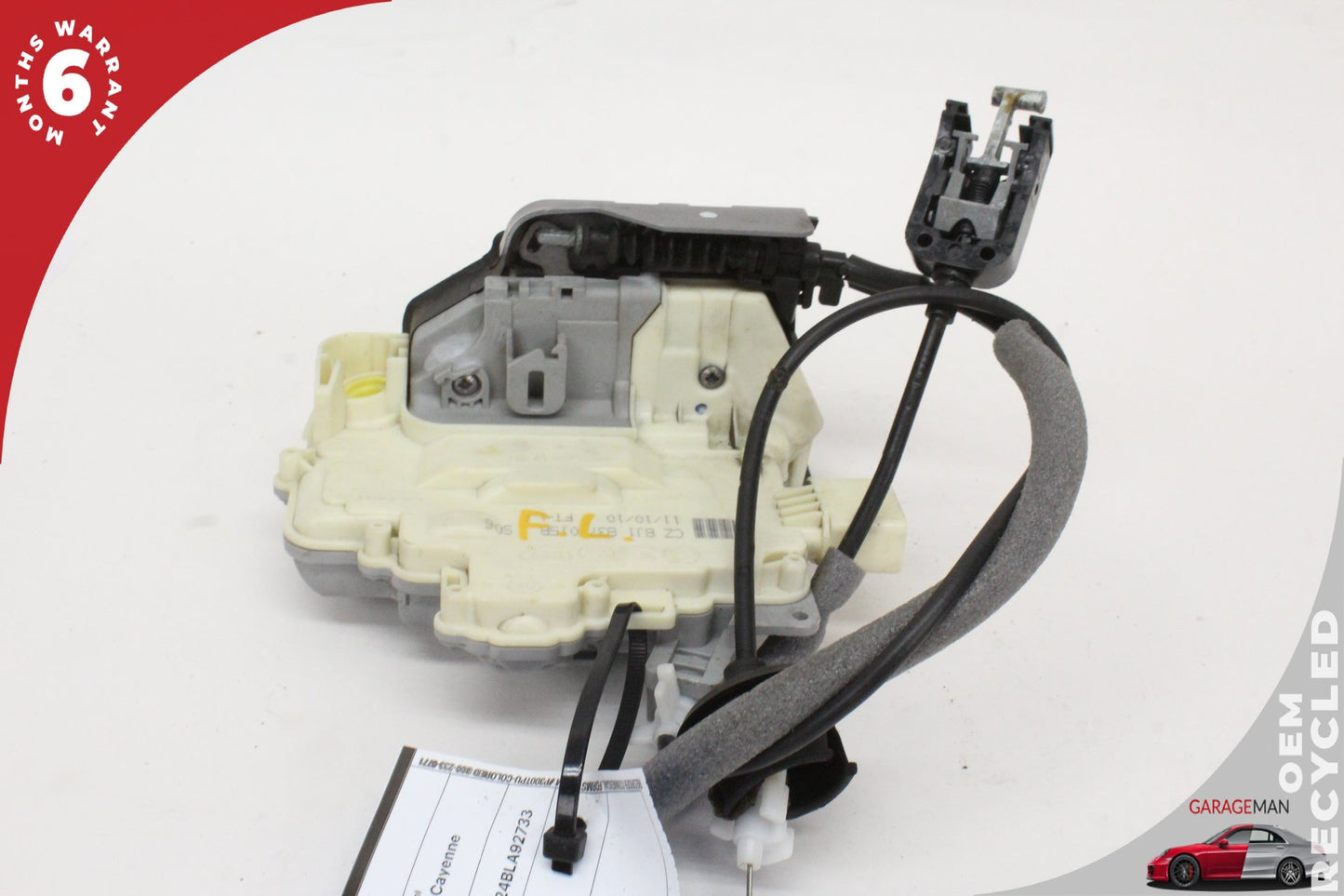 2011-2018 Porsche Cayenne 958 Front Left Side Door Lock Actuator 8J1837015B OEM