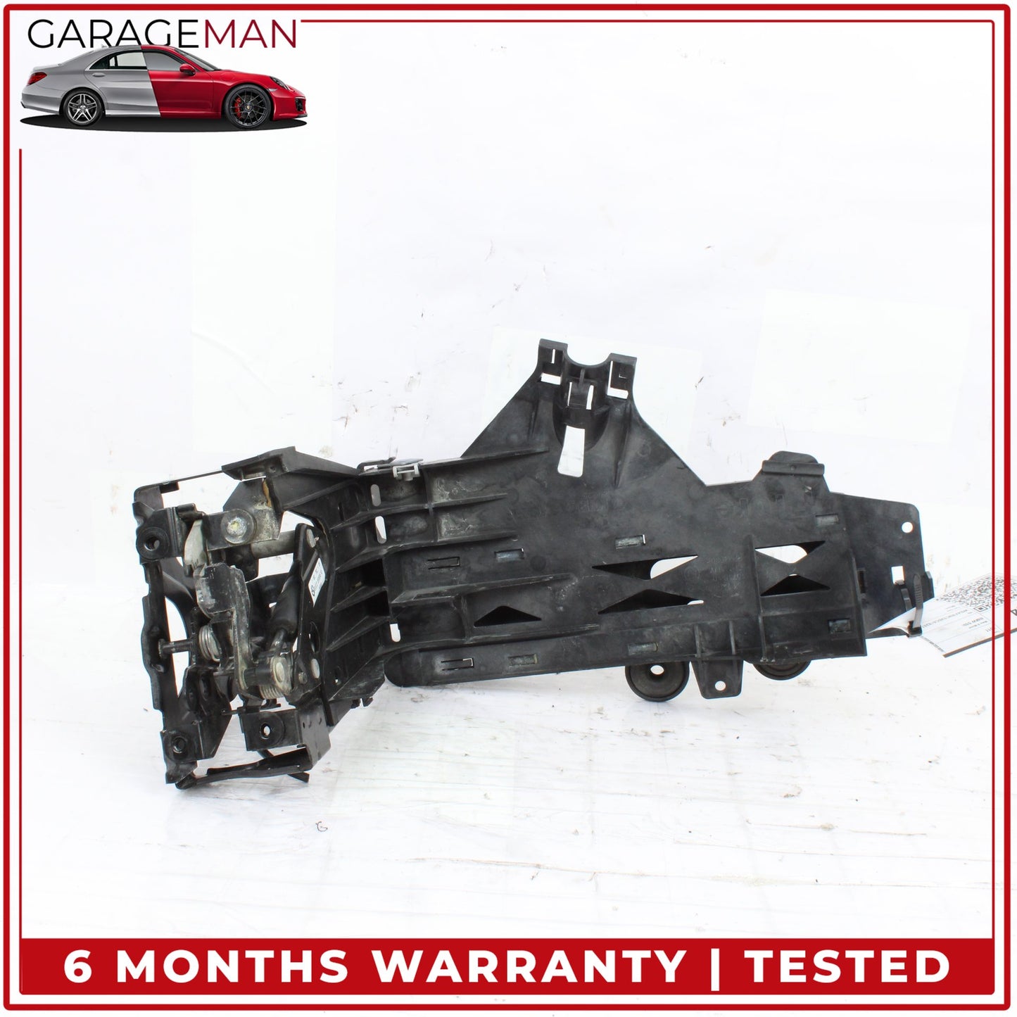 2011-2016 BMW 550i Front Right Head Light Bracket w/ Hood Bonnet Lock Latch OEM