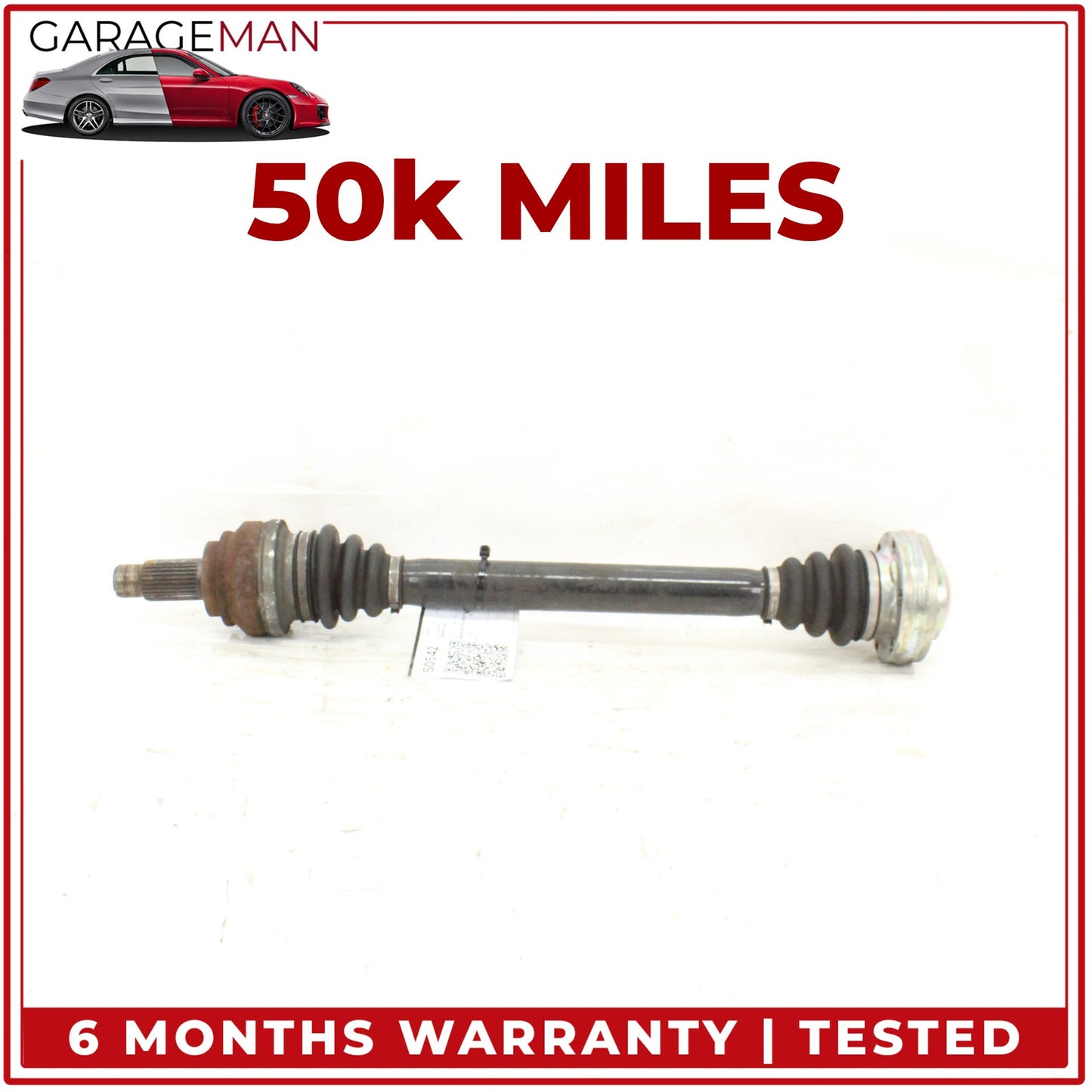 2007-2013 BMW 335i E90 RWD Rear Left Driver Side CV Axle Shaft 7580325 OEM