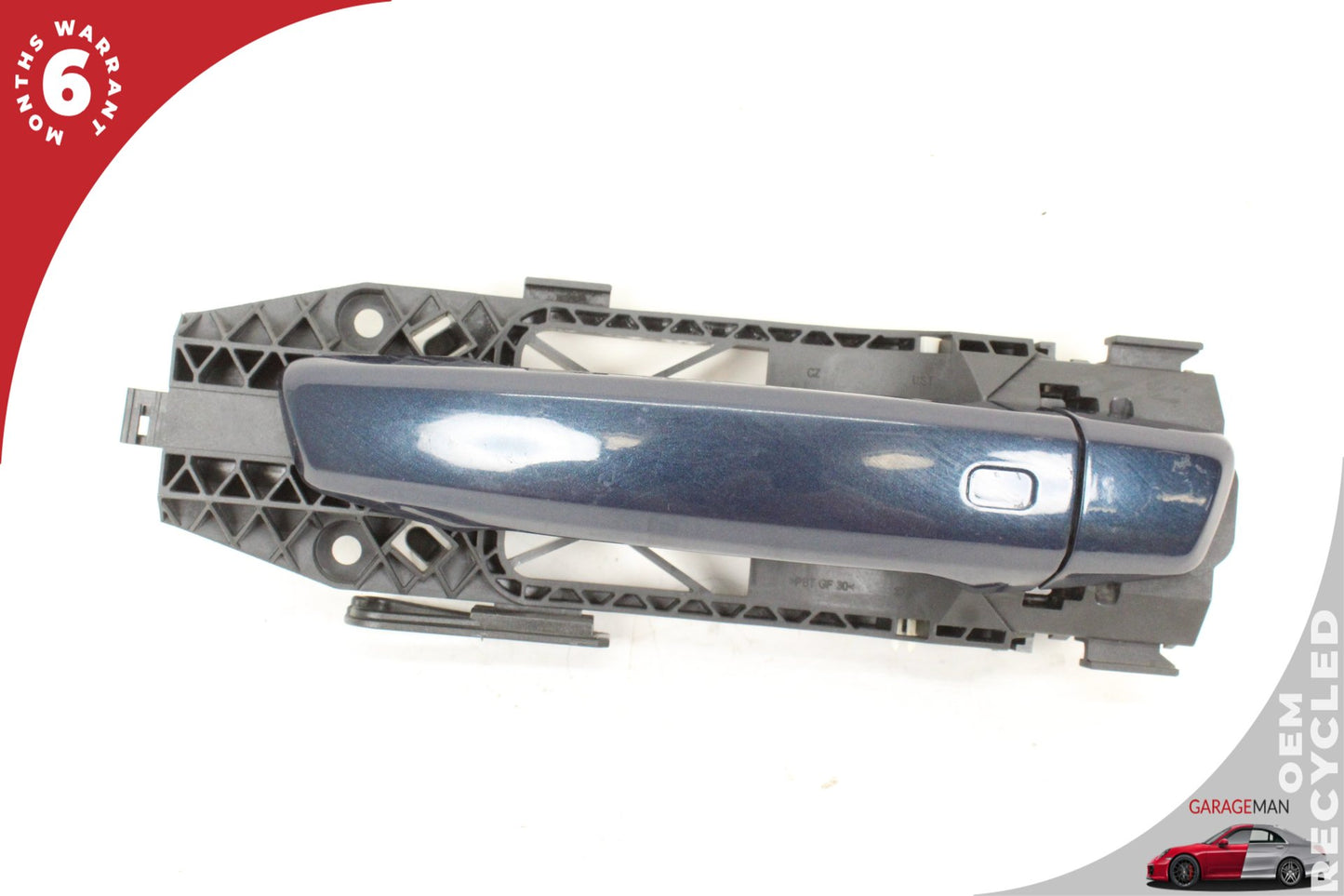 2015-2020 Audi A3 S3 RS3 Rear Left Side Exterior Door Handle Blue 8V0839885 OEM