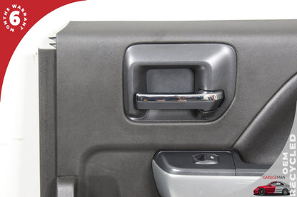 2014-2019 Chevrolet Silverado 1500 Rear Right Side Interior Door Trim Panel OEM