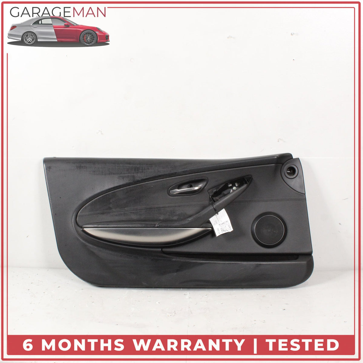 2004-2010 BMW 650i E64 Front Left Door Interior Panel Assembly Black OEM