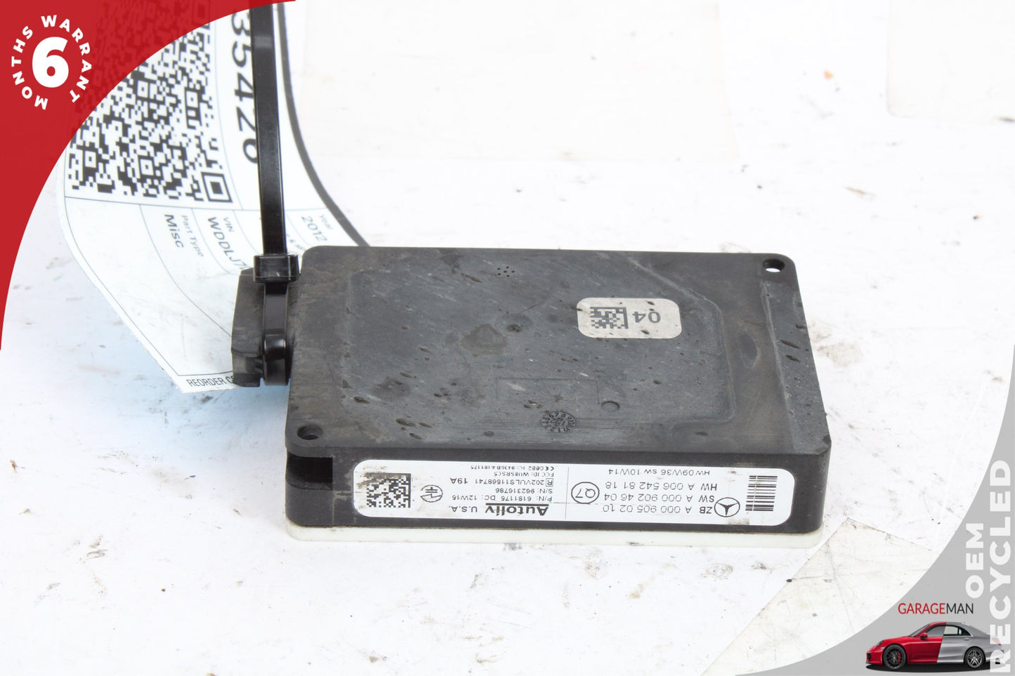 2010-2020 Mercedes W218 CLS550 Rear Bumper Blind Spot Radar Sensor Module OEM