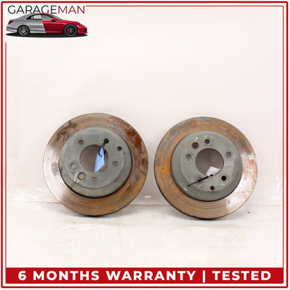 2003-2018 Porsche Cayenne 955 Rear Left and Right Side Brake Rotor Disc Set OEM