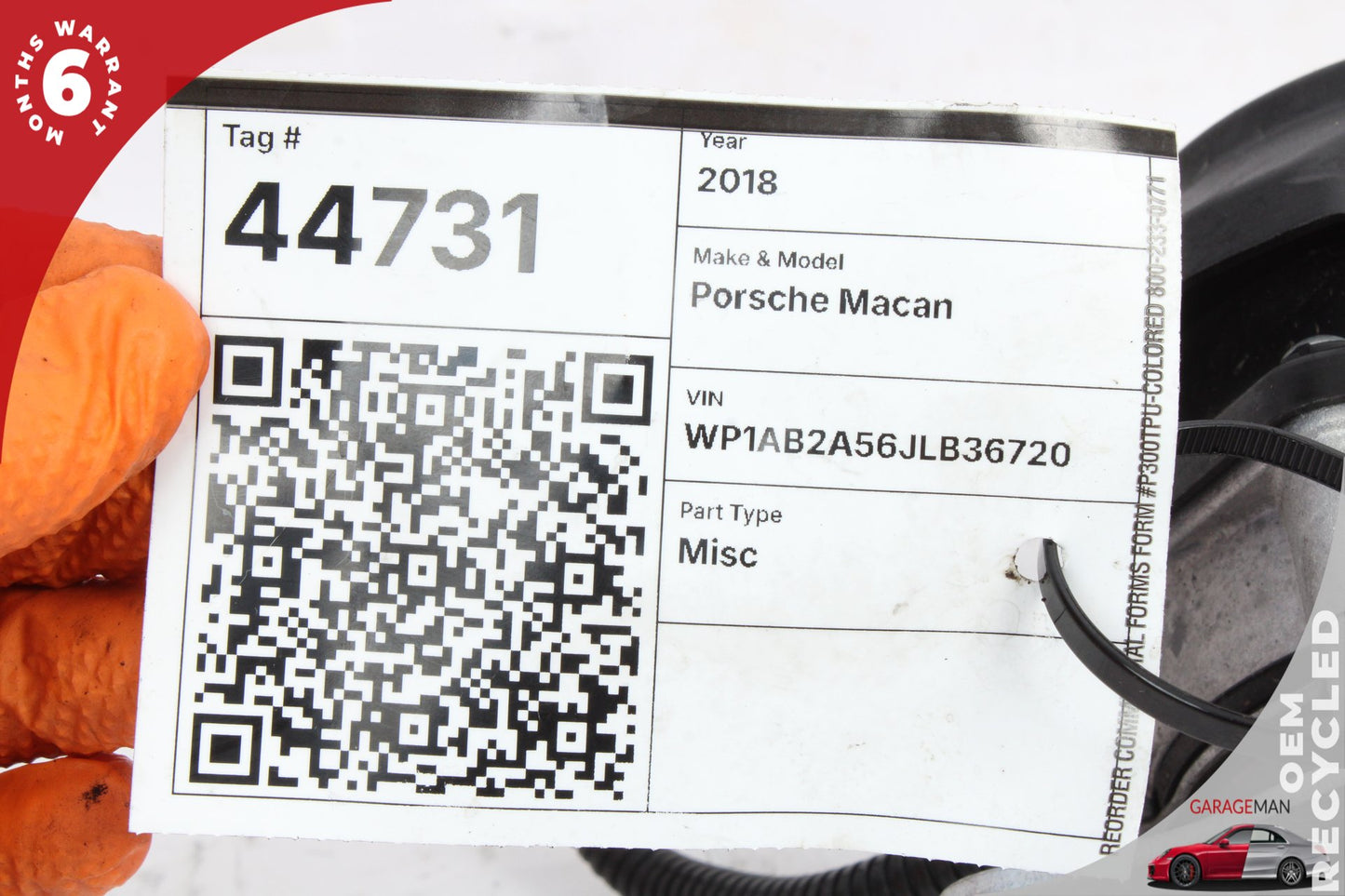 2010-2018 Porsche Macan 95B Cayenne 958 Secondary Air Smog Pump 95B131337 OEM