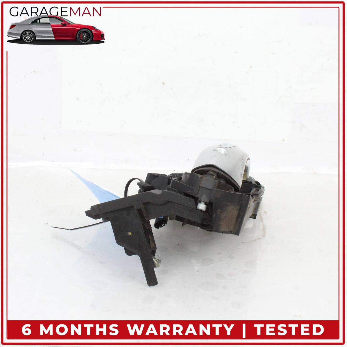 2009-2019 BMW 740i F01 Front Left Side Exterior Door Handle Silver Metallic OEM
