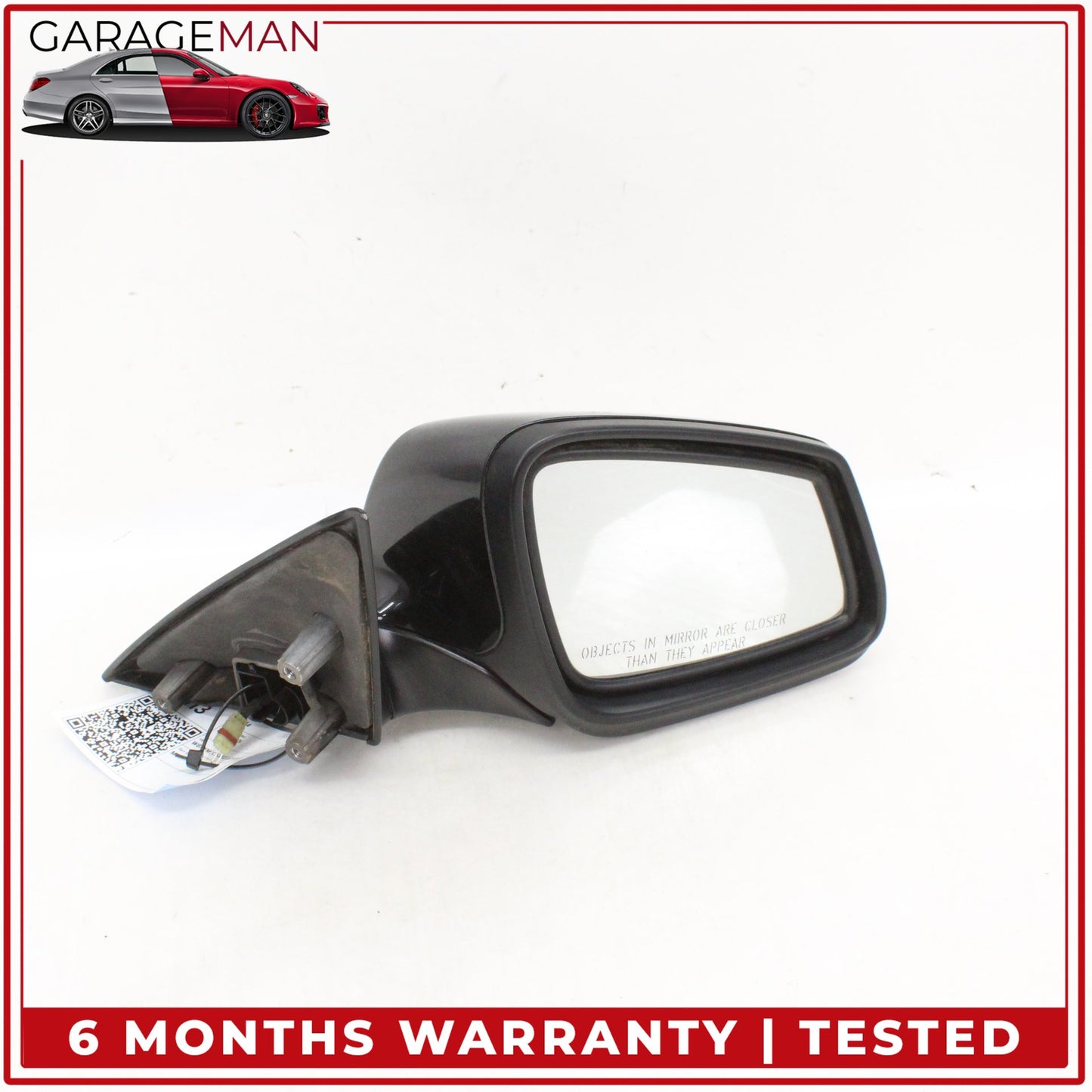 2012-2015 BMW 650i Front Right Passenger Side Door Rear View Mirror Black OEM