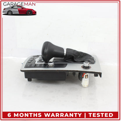 2013-2015 Audi Q7 Front Lower Center Console Shifter Boot Knob w/ Switches OEM