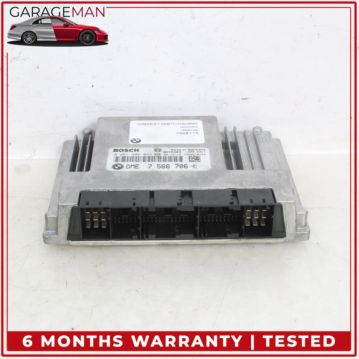 2006-2010 BMW 650i E64 N62 Engine Computer ECU w/ CAS & Key Fob OEM