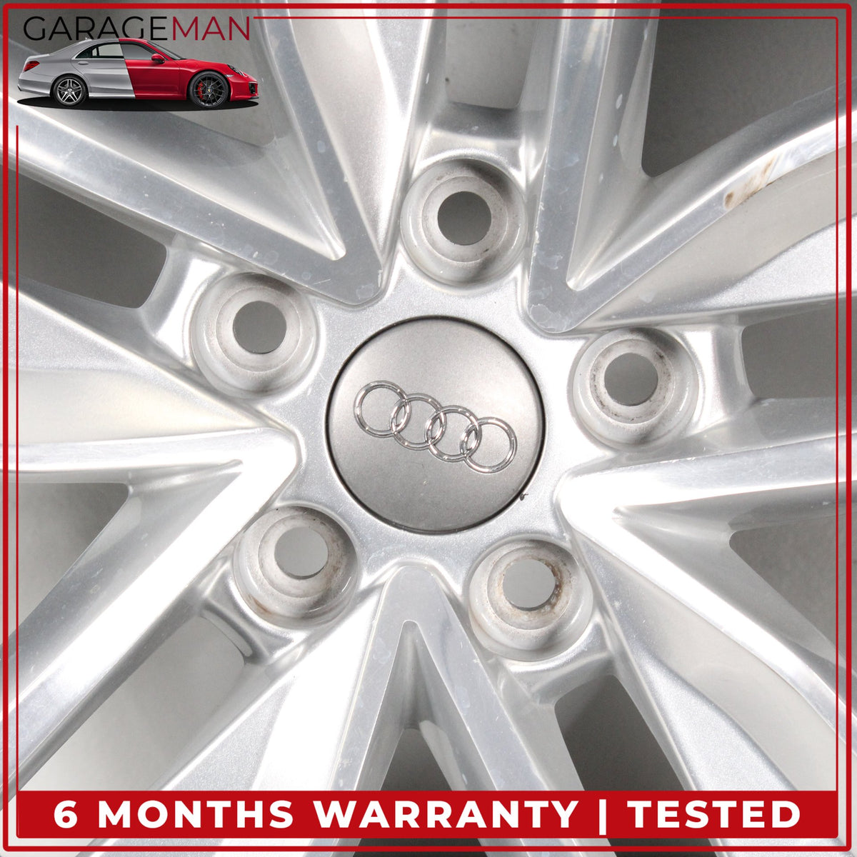 2016-2018 Audi Q3 Front or Rear Side Wheel Rim w/ Kumho Tire 7JX18H2 ET43 OEM