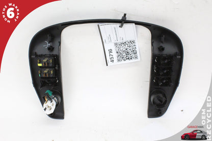 1999-2005 Porsche 911 996 RWD Dashboard Radio Bezel Trim 99655223306 OEM