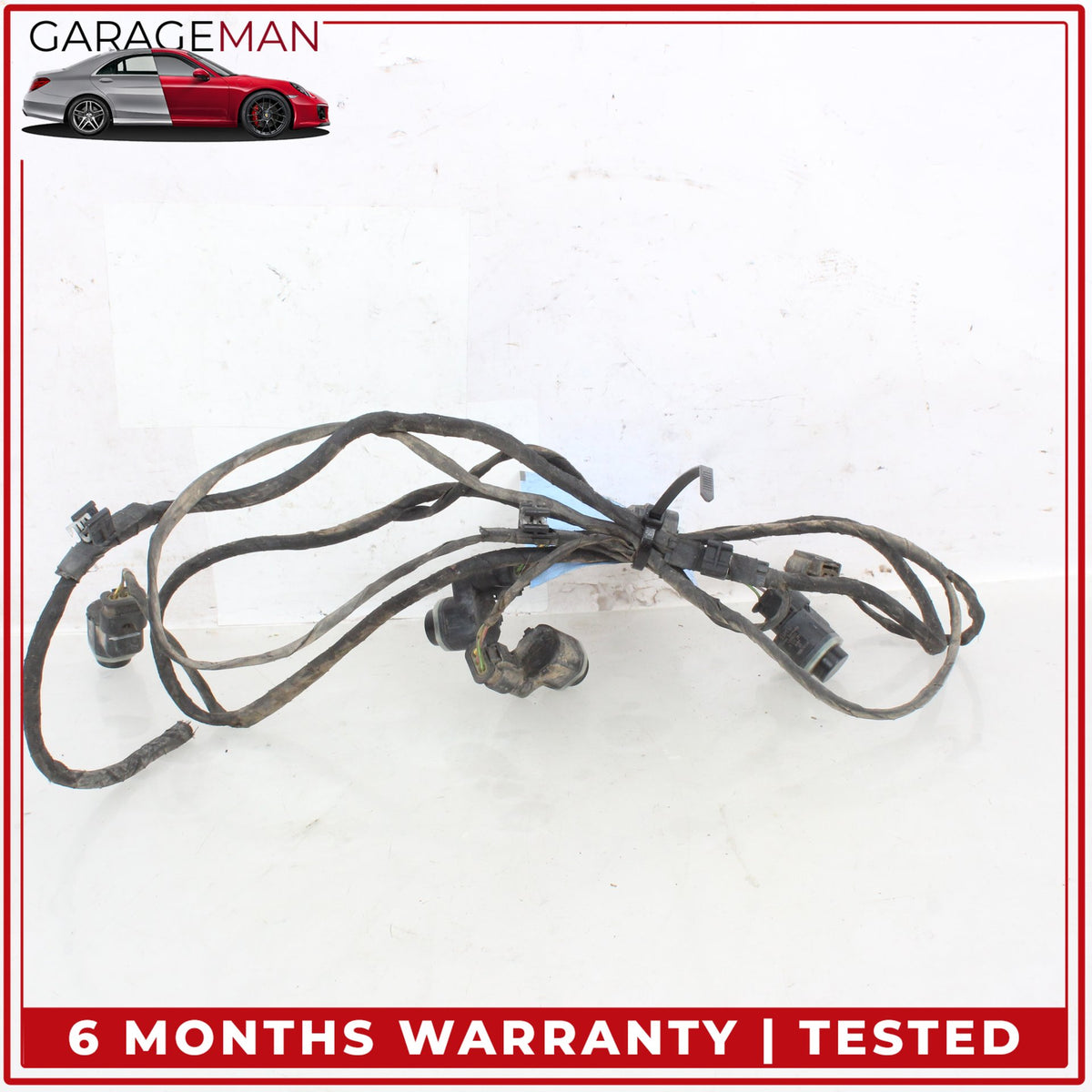 2012-2018 BMW 650i F13 Front Bumper Parking Sensors w/ Wire Harness Set OEM