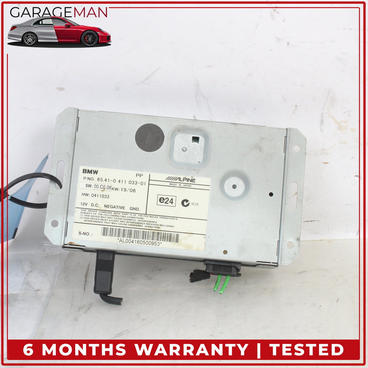 2004-2010 BMW 650i E64 iPod Interface Control Module 0411033 OEM